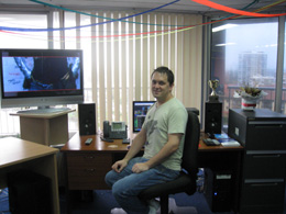 Ots Labs founder & CEO, Adam Ots, at the Ots Labs Australian office